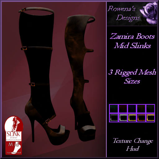 {RS} Zamira Boots Mid Slink Ad